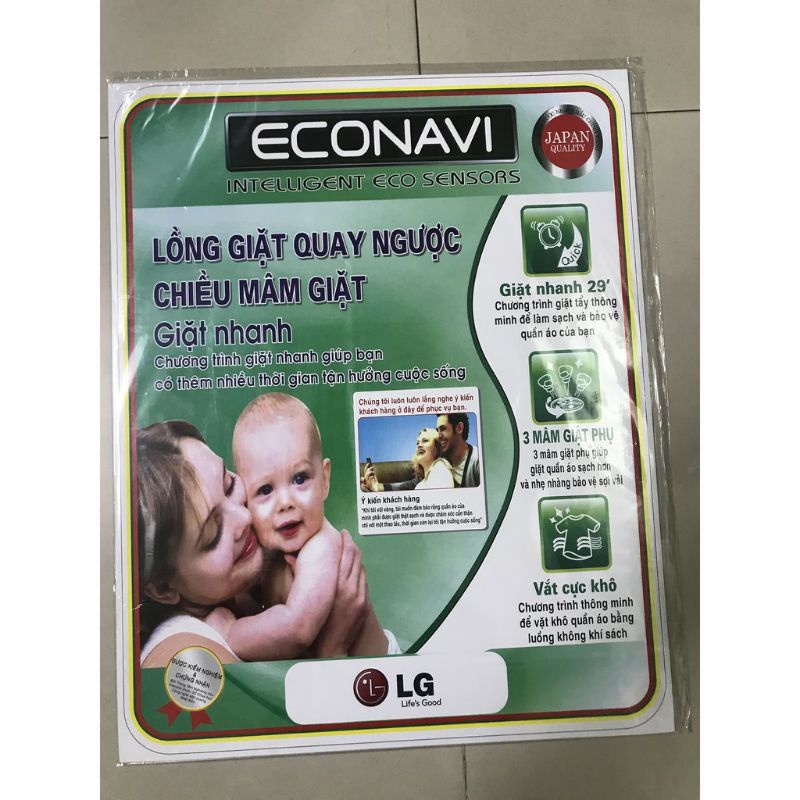 combo 5 tem máy giặt LG