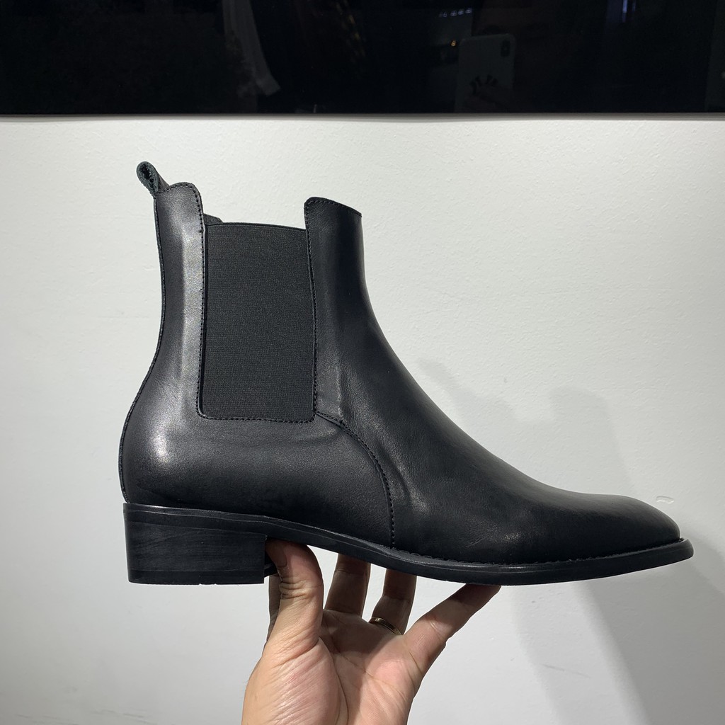 Giày nam Chelsea Boots Da Bò Đế Phíp Cao Cấp Đế BẢO HÀNH 12 THÁNG. Tặng Phụ Kiện