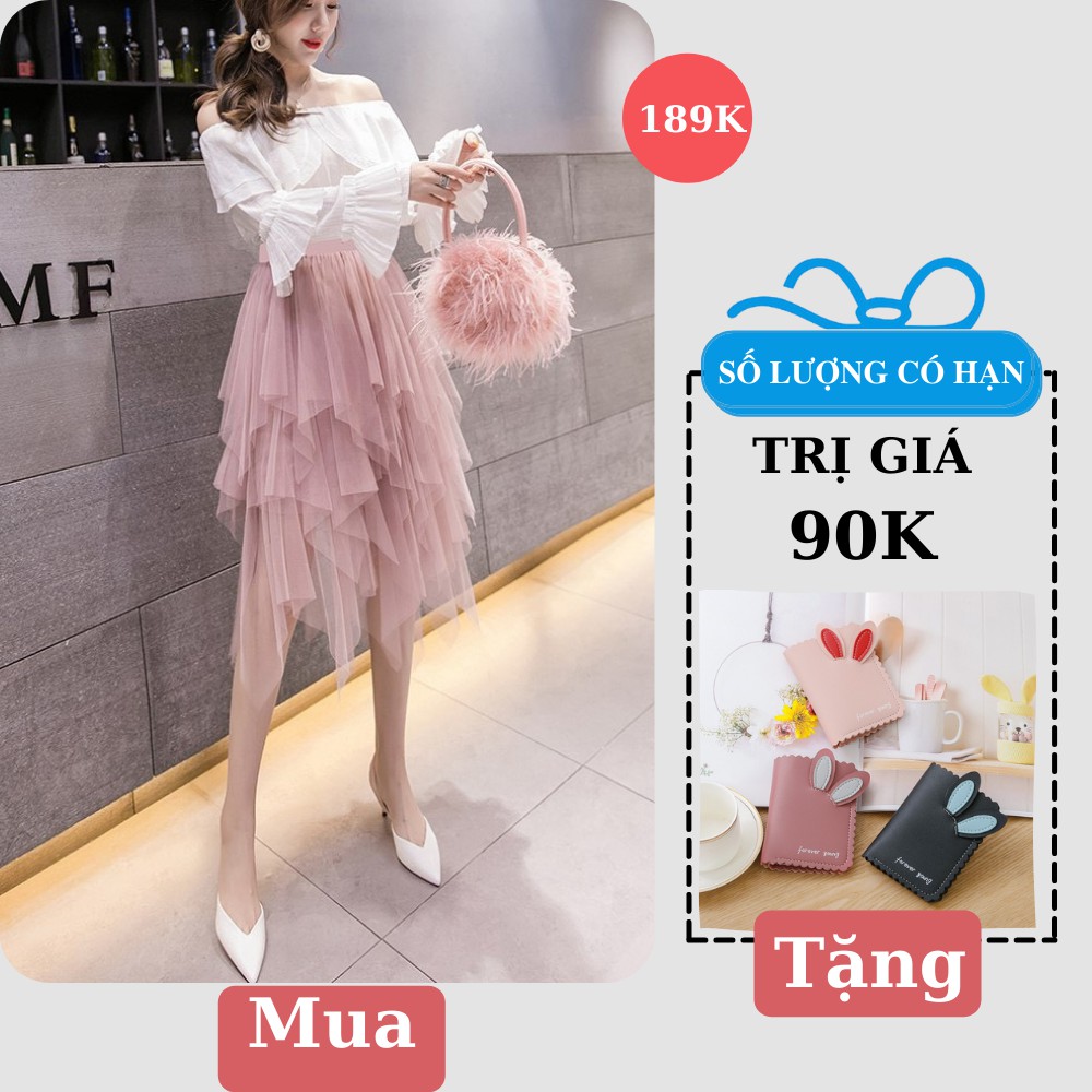 Chân Váy Voan Dài 3 Màu Chất Sợi Lưới Cao Cấp Freeship,Váy Voan Công Chúa Cạp Chun Sinh Viên Mới Có Ảnh Thật Kèm Video | BigBuy360 - bigbuy360.vn