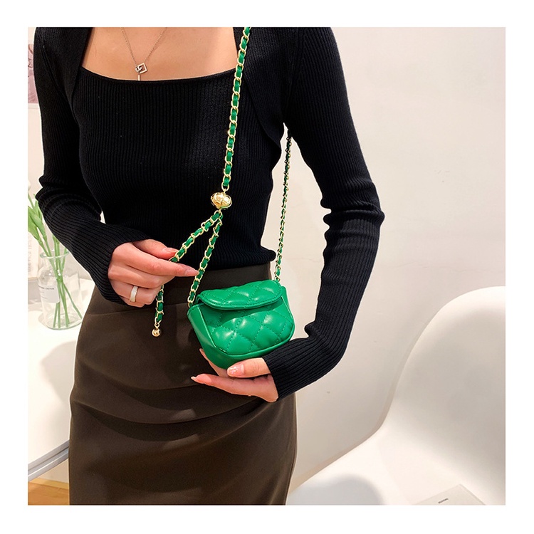 Túi Xách Mini Nữ Đeo Chéo Màu Xanh Dương - Xanh Lá - Hồng Siêu Hot Túi Mini Bé Dễ Xương - ViVi