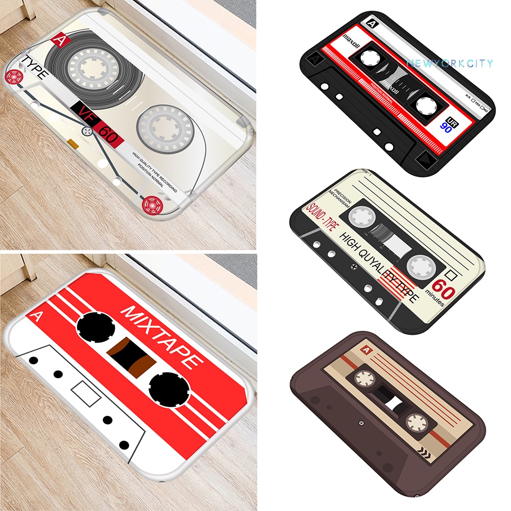 Thảm Lót Sàn Chống Trượt Phong Cách Vintage Trang Trí Nhà Cửa