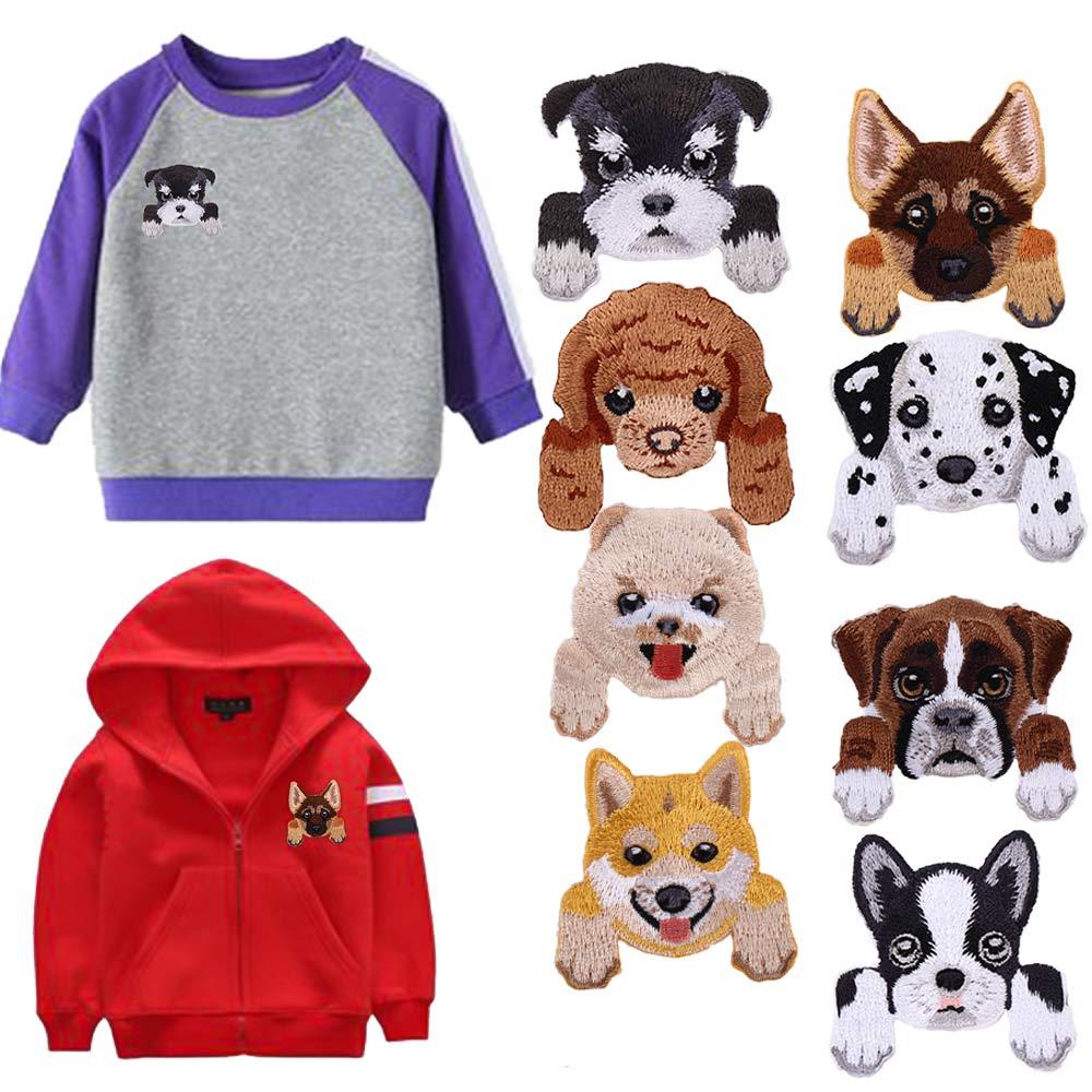 Sticker Ủi Thêu Hình Chó Shiba