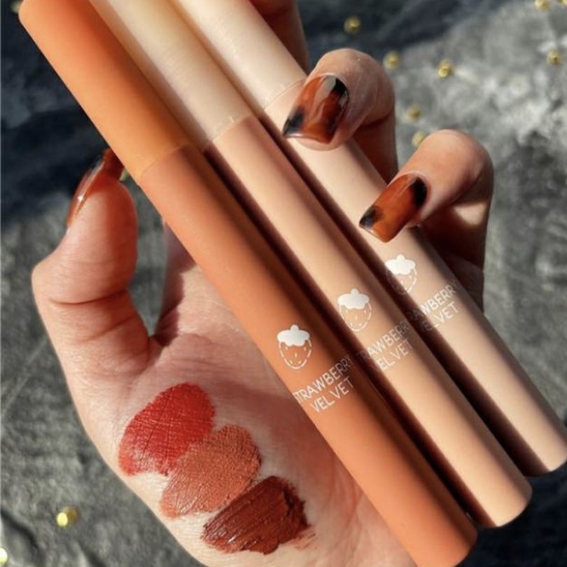 Set 3 son kem lì MAFFICK mịn lì Chestnut Velvet Lip Mud Gift Set MAFI18 | Thế Giới Skin Care