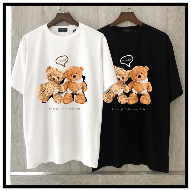 Áo thun đôi nam nữ Gấu, Đã Có Bồ unisex cá tính Trend giá rẻ, cotton 3158 mặc nhóm  Free ship