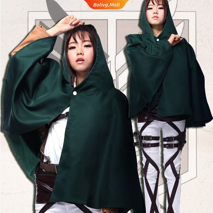 Áo Choàng MIKASA Cosplay Nhân Vật Shingeki No Kyojin Của Attack On Titan