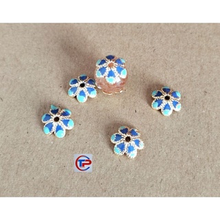 Charm ốp hoa bọc đá bọc hạt 10li làm vòng cao cấp