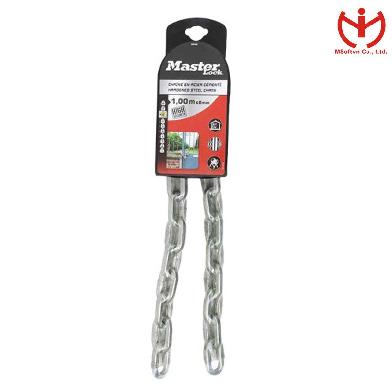 [Hỏa tốc HCM] Dây xích Master Lock 8016 EURD (1m x 8mm)