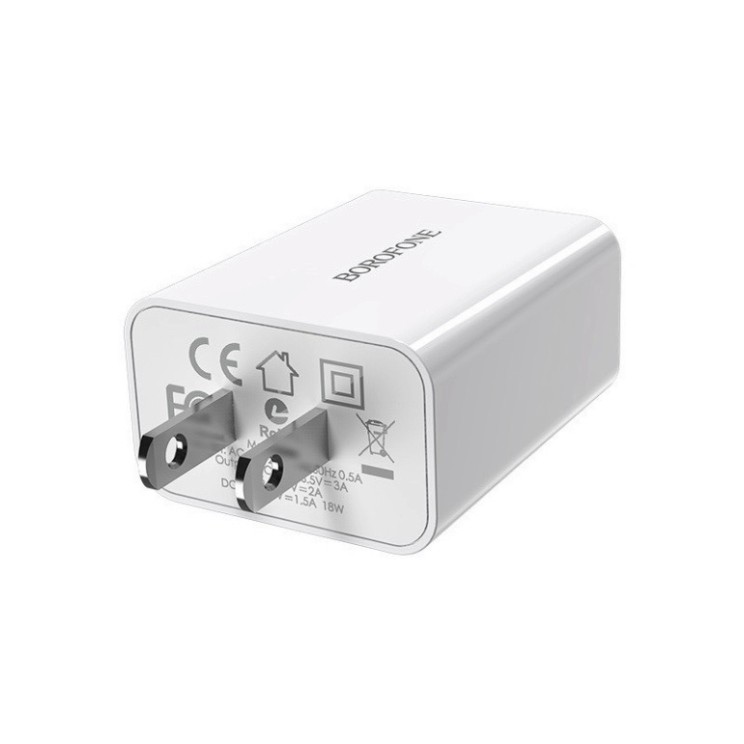 {Củ Sạc Nhanh Borofone} BA21 Micro/Typec QC3.0
