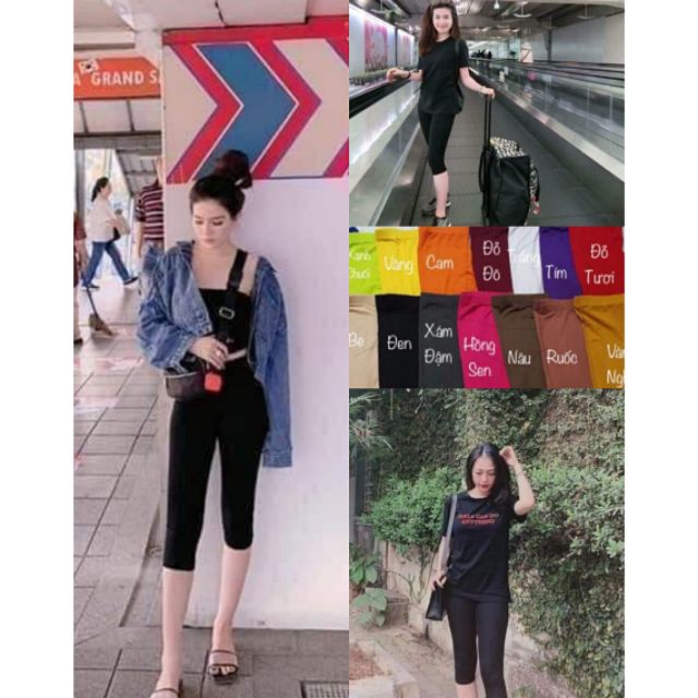 LỬNG QUA GỐI 2 SIZE - QUẦN LEGGING THÁI HIỆU RAINBOW | BigBuy360 - bigbuy360.vn