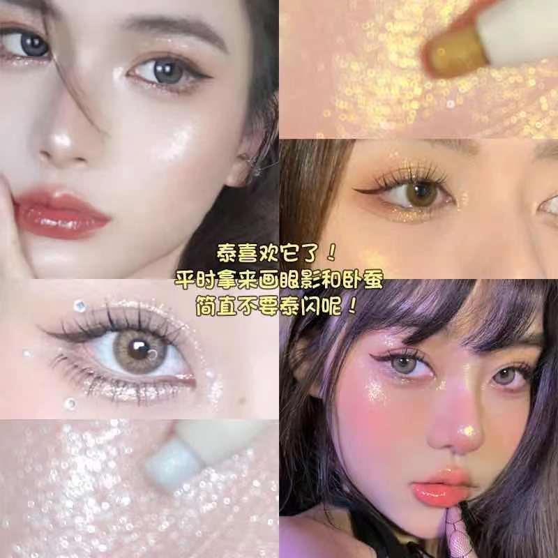 Phấn Mắt Dạng Bút Tằm xixi Đầu Đơn Cho Người Mới Bắt Đầu Có Độ Bóng Cao | BigBuy360 - bigbuy360.vn