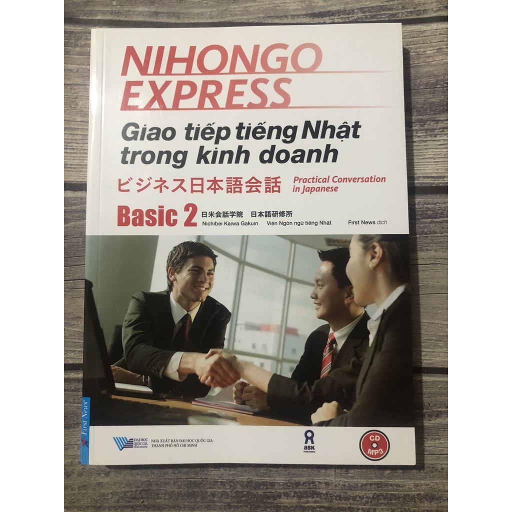 Sách - Combo Giáo trình giao tiếp tiếng Nhật trong kinh doanh Nihongo Express Bijinesu Nihongo Kaiwa