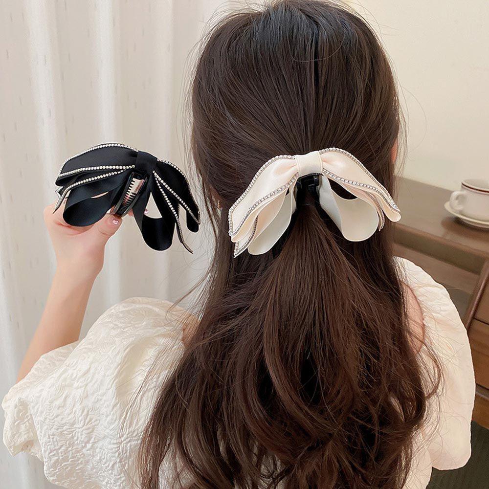 JARRED Kẹp Tóc Đuôi Ngựa Hình Quả Chuối Thanh Lịch Cho Nữ Giá Đỡ