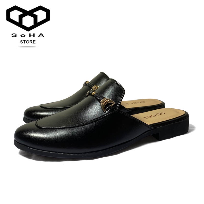 Sục Nam da trơn trang trí họa tiết đơn giản, lịch sự dễ dàng phối đồ- Hàng Đặt Cao Cấp | BigBuy360 - bigbuy360.vn