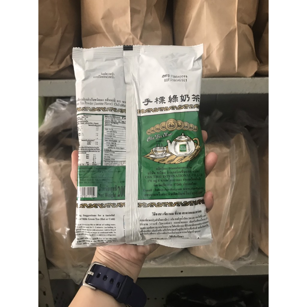 Trà sữa xanh Thái Lan 200g