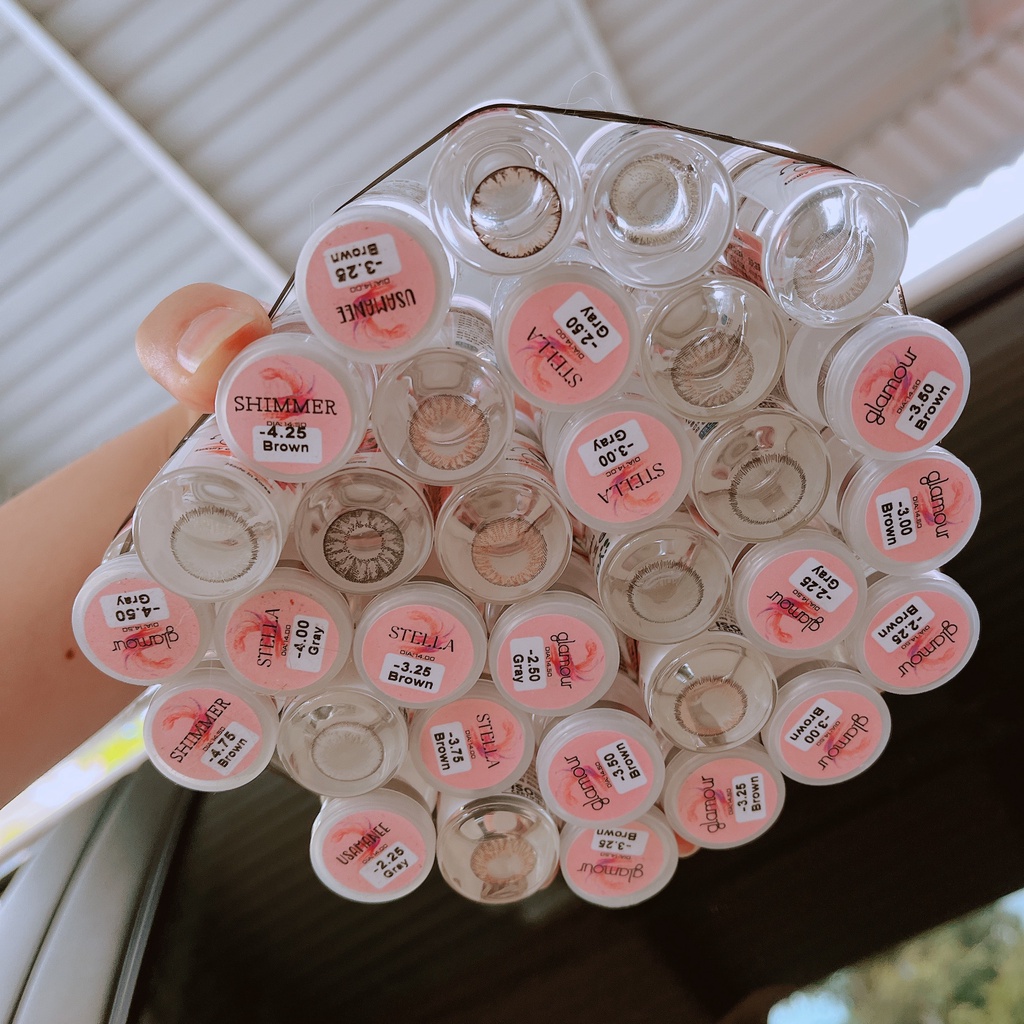 Kính Áp Tròng Lens Mắt Cận Các Độ Từ 1 Đến 5 Độ [Chính Hãng]