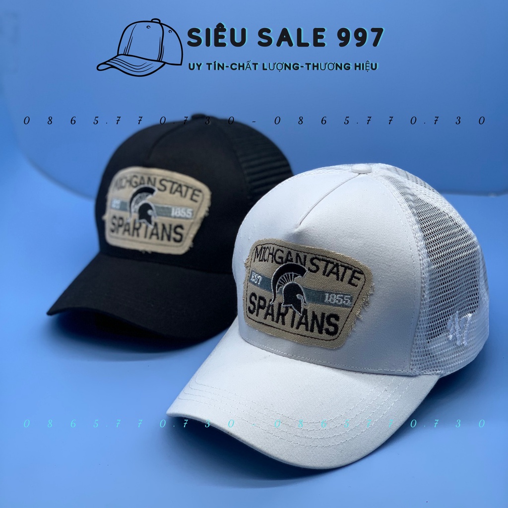 Mũ Lưỡi Trai Thêu Logo SPAR Phối Lưới Cao Cấp, Nón Kết Nam Nữ Uniex Siêu Đẹp