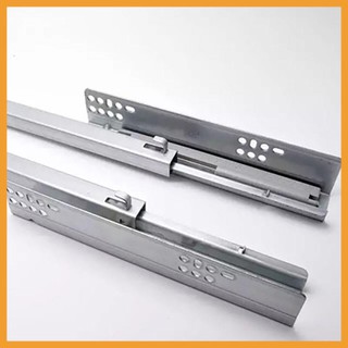 Ray Trượt Giảm Chấn Kiểu 1 - Ray Trượt Giảm Chấn Kiểu 1 dưới lực cản chậm của piston dầu sẽ làm ngăn kéo đóng từ từ