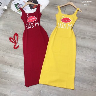 Đầm thun môi xinh phom body