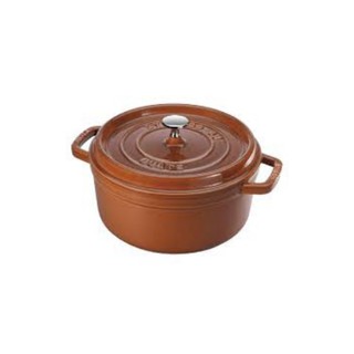 Nồi gang tròn Staub Cocotte Đen 10cm