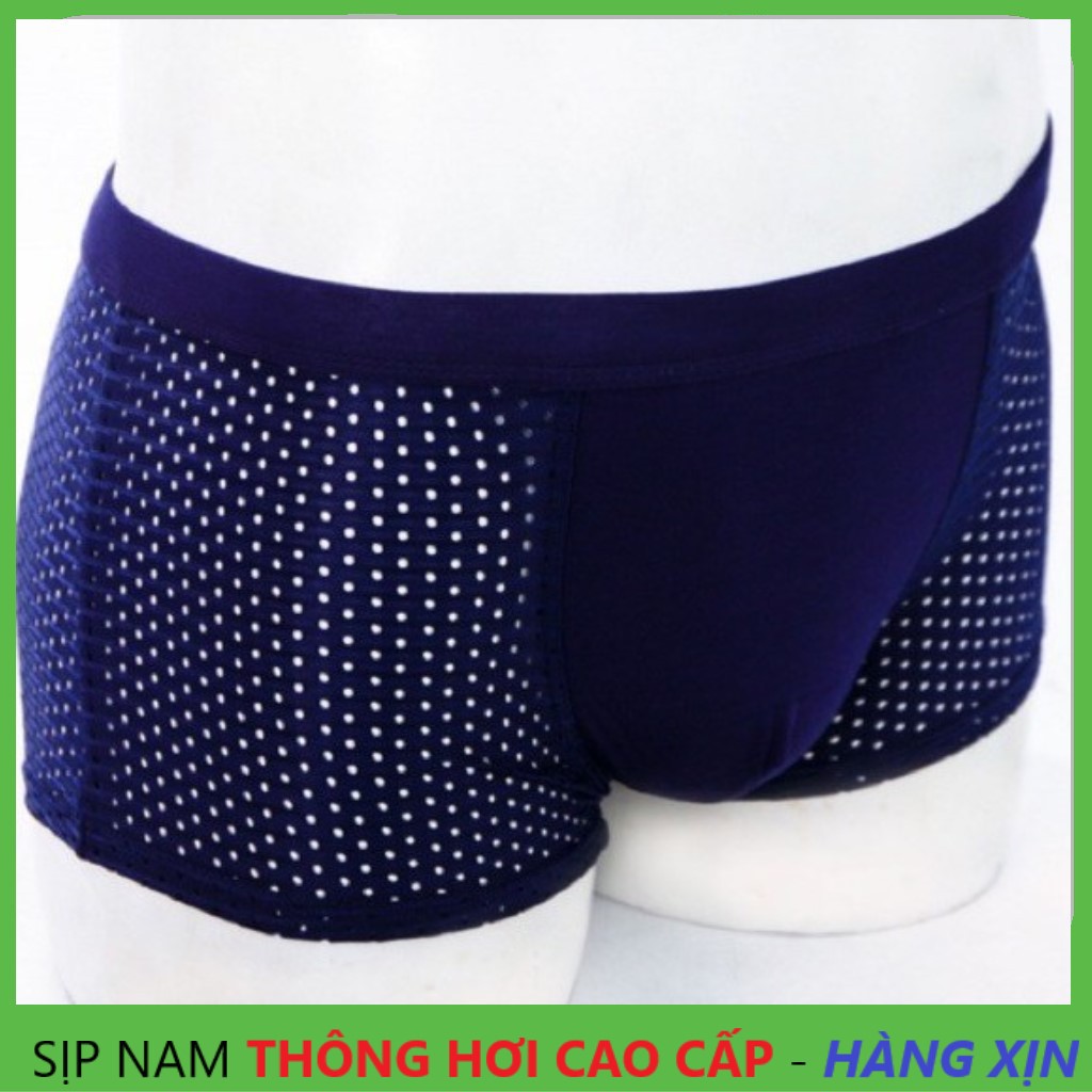 ComBo 4 Quần Sịp Đùi Nam Thông Hơi Men's Cực Co Giãn Siêu Mát