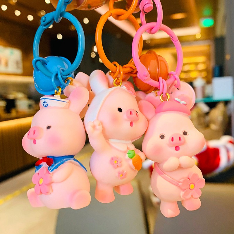 Móc Treo Chìa Khóa/ Túi Xách Nhập Khẩu Hình Nhân Vật Sakura Xinh Xắn Tiện Dụng
