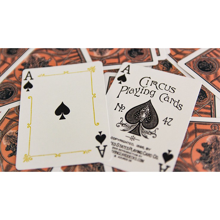 Bài Mỹ ảo thuật bicycle USA cao cấp: Circus No. 47 (Peach) Playing Cards