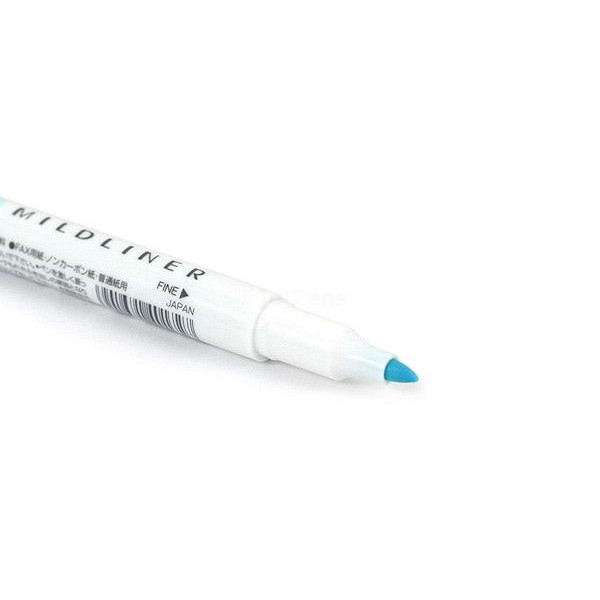 Bút đánh dấu Zebra Mildliner Highlighter - Bold/Five - Màu xanh dương (Mild Blue)