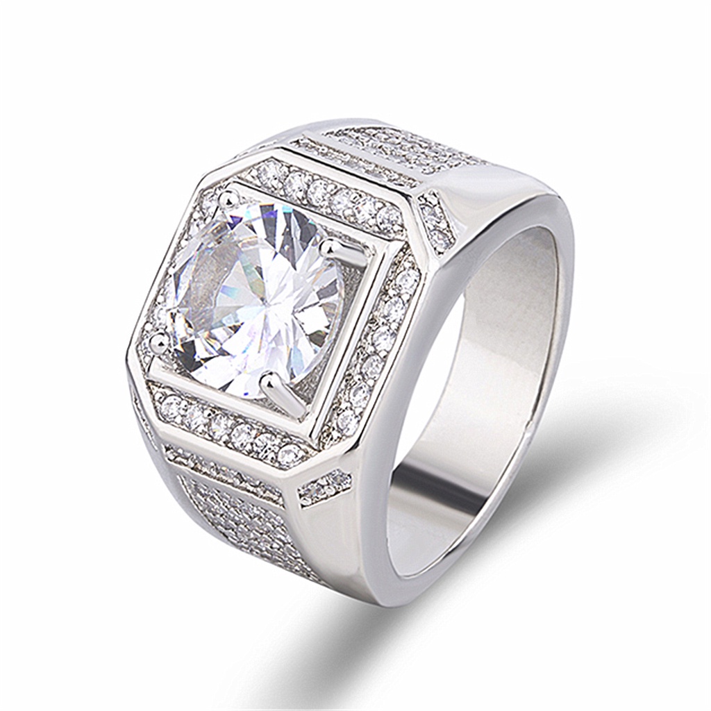 Nhẫn Đeo Tay Kim Loại Bạc 925 Thời Trang Hàn Quốc Cho Nam