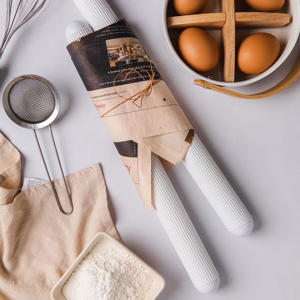 CONOPERY Cán lăn bột làm bánh bằng nhựa chống dính tiện lợi nhiều màu tùy chọn