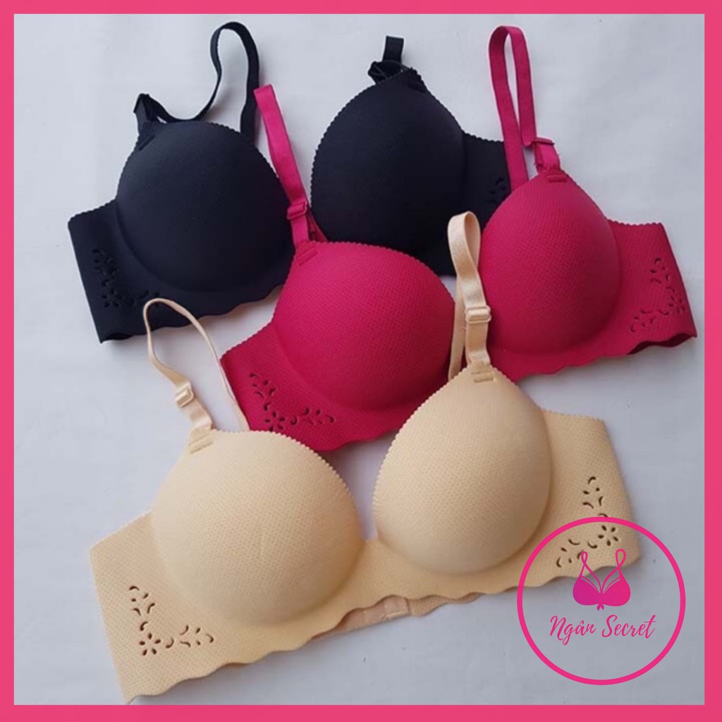 Áo Ngực, Áo Lót Su Không Gọng Bàn Tay  thông hơi MS872350