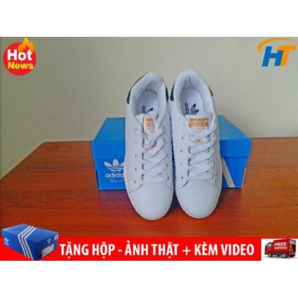 [Real] ⚡[SALE OFF] Giày Adidas stan smith gót đen tem vàng - Tặng Hộp . 2020 new . , 2020 new 🌟 : 🛫. . ♭ 2021 " ! :