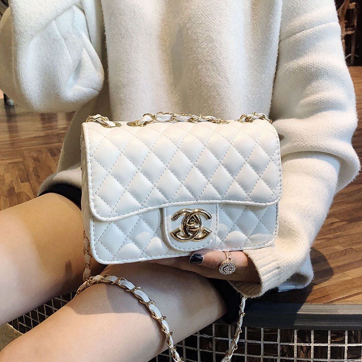 Túi Nữ Xách Da Hot Trend Nữ Dây Luồn Đeo Chéo Sang Chảnh Khóa X Siêu Đẹp Phong Cách Trẻ Trung May 3 Ngăn