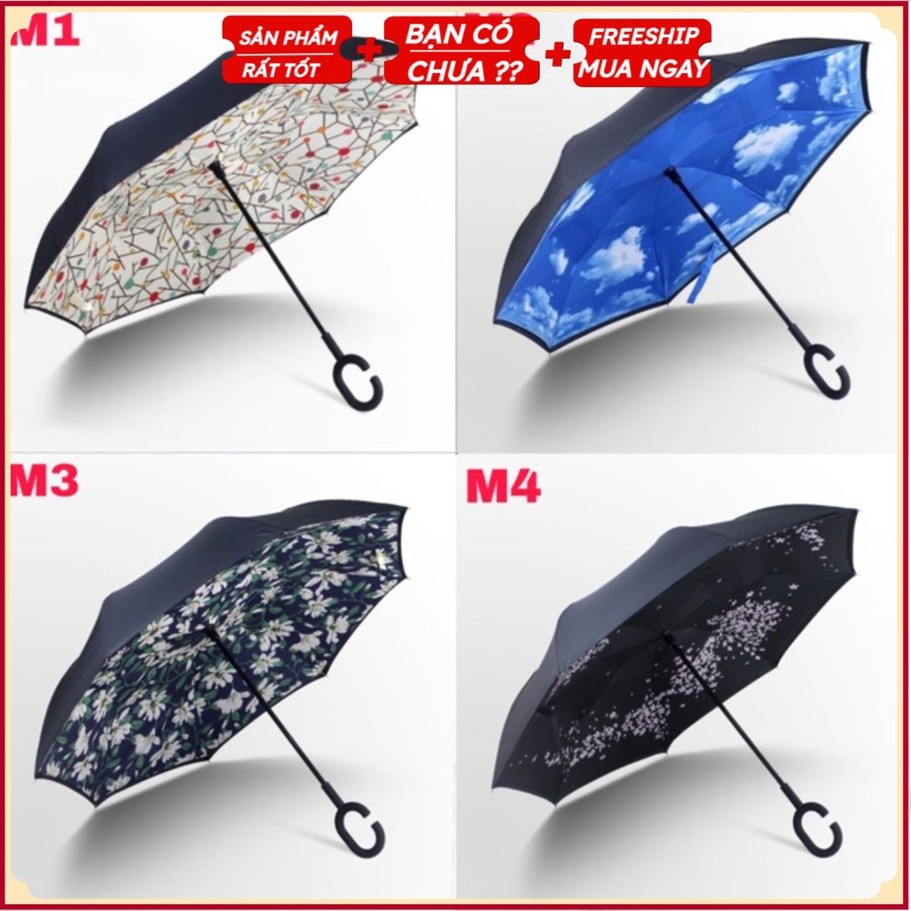 Ô , Dù Gấp Ngược Thông Minh, Tiện Lợi
