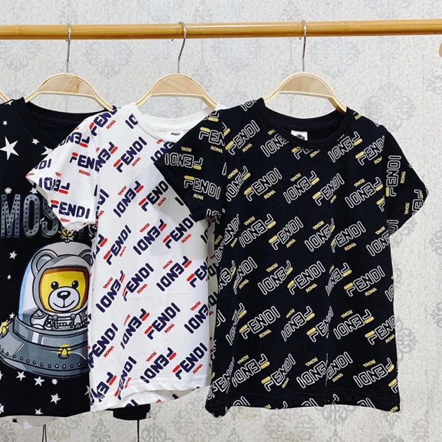 Áo Phông FENDI cho bé chỉ #91k/áo (Ảnh shop chụp)