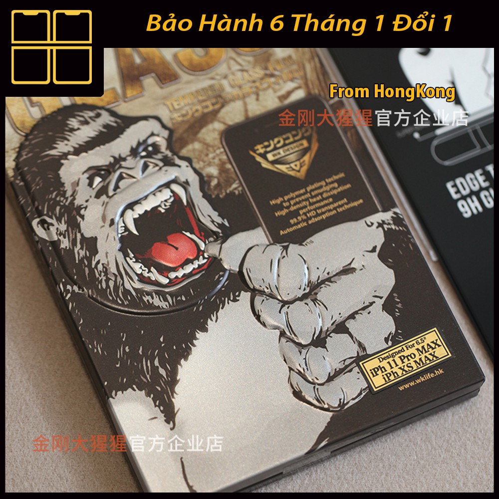 Cường Lực iPhone King Kong 3D Full Màn Đỉnh Nhất Trong Các Loại Cường Lực Năm 2021