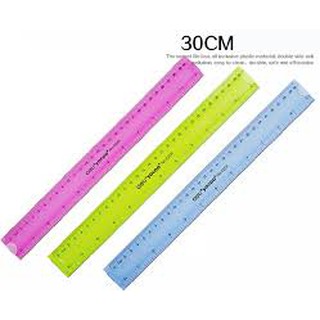 Thước Kẻ Nhựa Dẻo 30cm Deli E6209