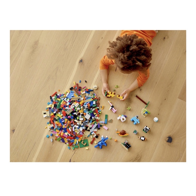 Lego chính hãng - Set 11011 - Box gạch sáng tạo 1500 chi tiết