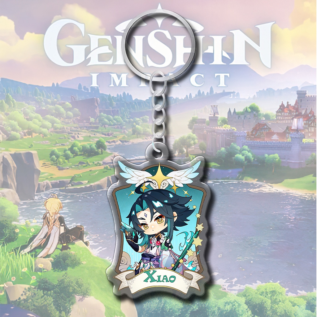 Móc khóa nhân vật genshin impact thiết kế độc đáo từng nhân vật game kazuha xiao venti cute dễ thương phụ kiện HM Decor