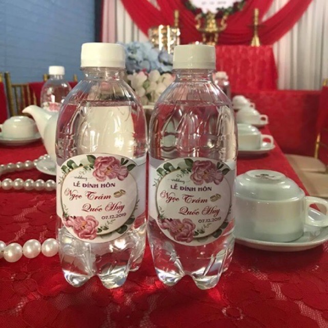 Combo tem chai nước