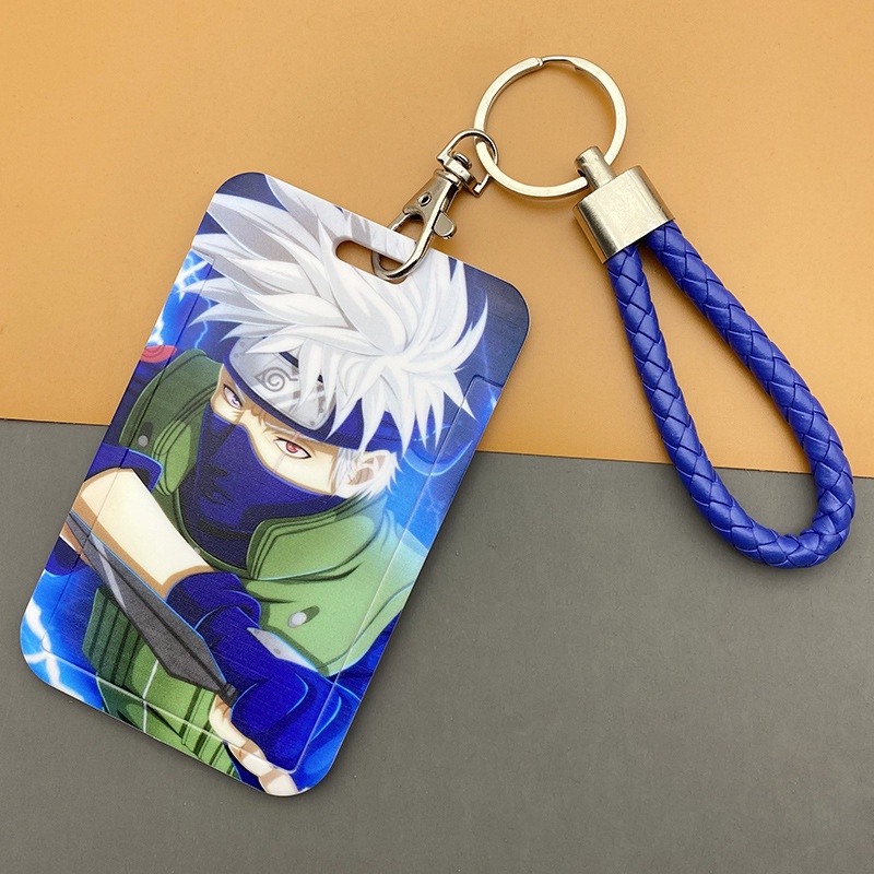 Vỏ Bọc Thẻ ID/Thẻ ID Kèm Móc Khóa Hình Búp Bê Ninja Trong Naruto