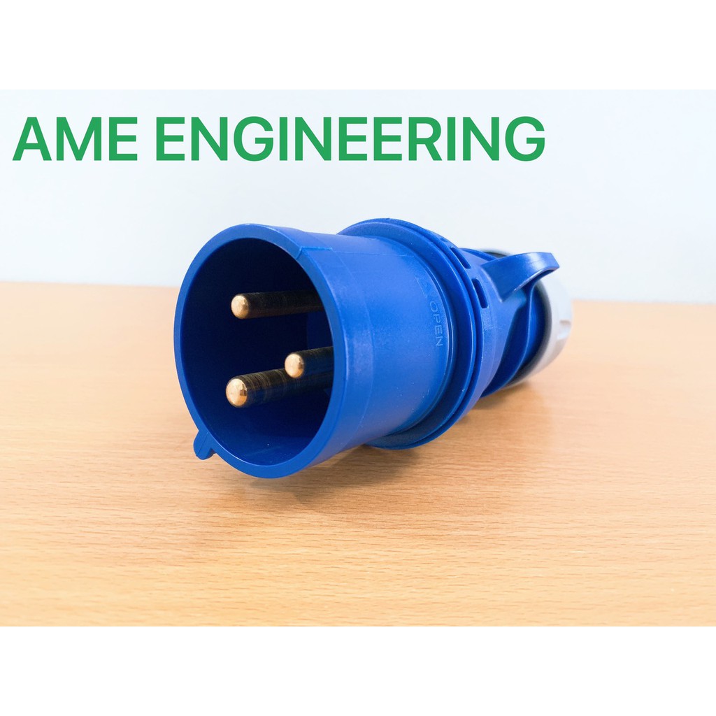 Phích cắm PCE F023-6 32A - 3P - 230V - 6H - IP44