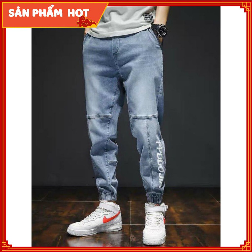 [HOT] Quần Jean Jogger Nam Phong Cách Hip Hop Cao Cấp Freeship