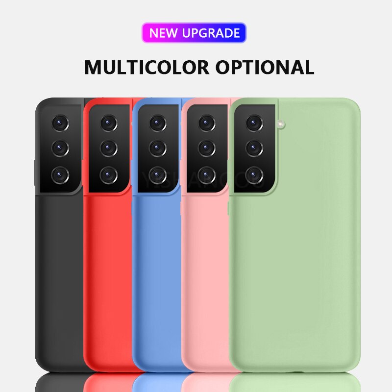 Ốp điện thoại silicon chống sốc cao cấp dành cho Samsung Galaxy S21 Ultra S20 FE Plus 5G 4G 2022