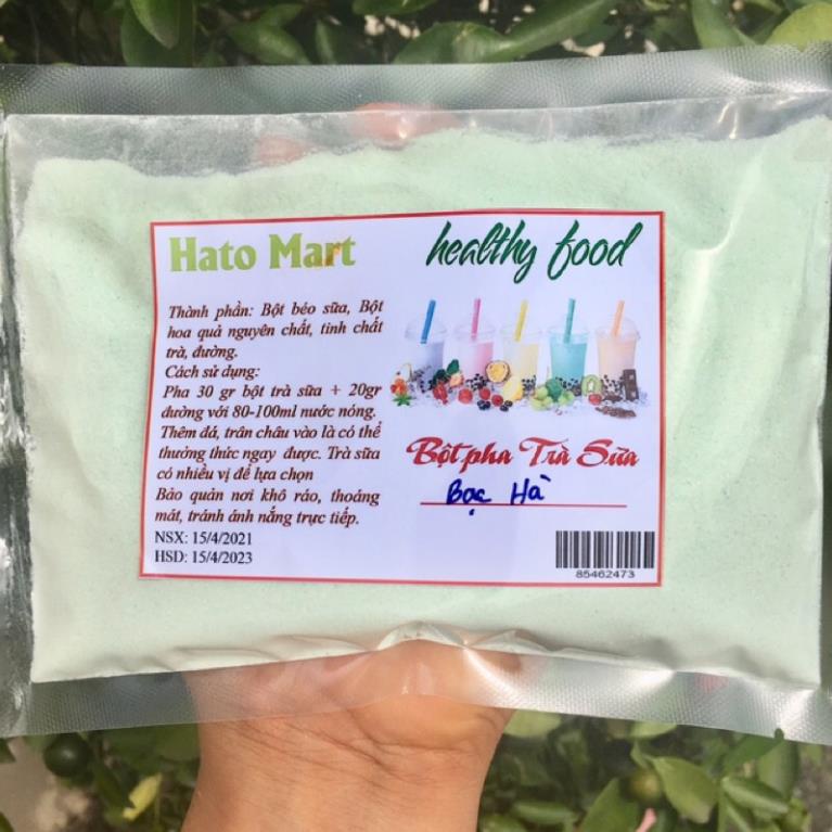 Bột trà sữa uống liền, 200gr, pha được 8 cốc trà sữa, chỉ cần pha với nước nóng là có thể dùng ngay _Hato Mart