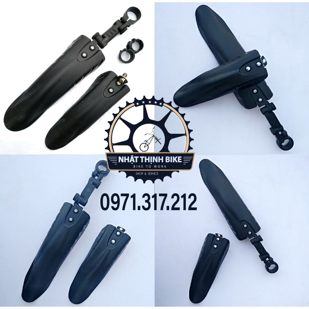 Chắn bùn xe đạp 12" 14" 16" 18" 20" dè xe đạp trẻ em bắt cọc yên