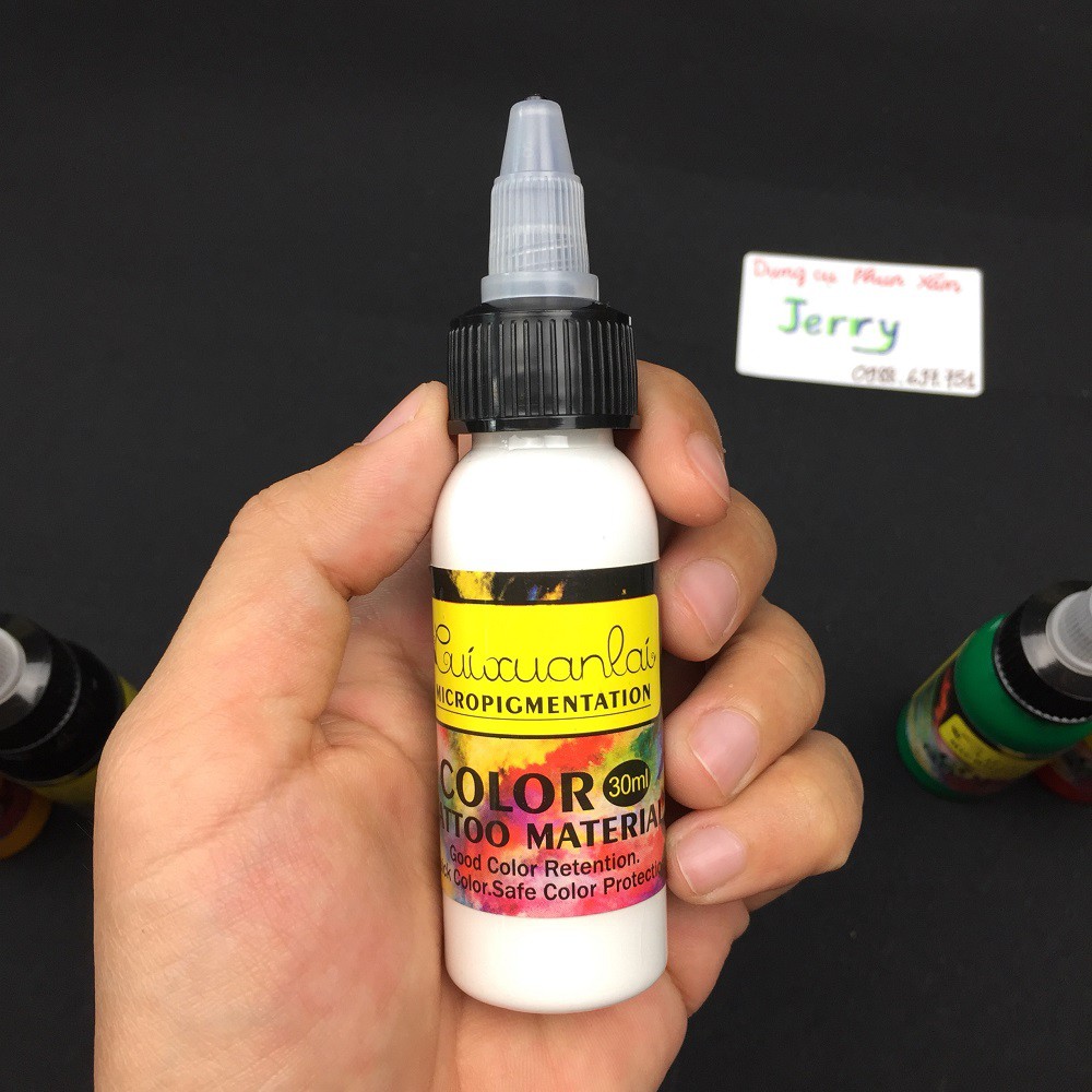 Mực tatto xăm hình mini hữu cơ siêu đẹp bám màu nhanh