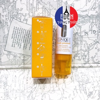 Tinh chất CLINIQUE Fresh Pressed Daily Booster with Pure Vitamin C 10% Dưỡng sáng da mờ thâm sạm