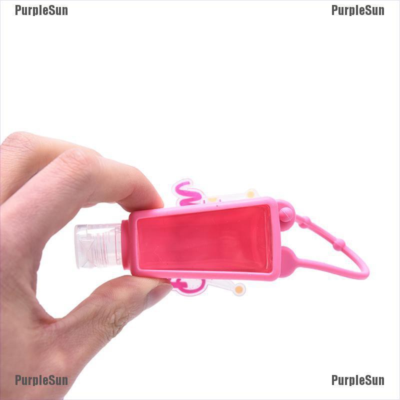 Bình rỗng đựng nước rửa tay sát khuẩn kèm vỏ ngoài Silicon hình động vật dễ thương | BigBuy360 - bigbuy360.vn