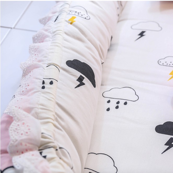 Nôi Vải Nằm Chung Giường Với Bố Mẹ Kèm Chăn