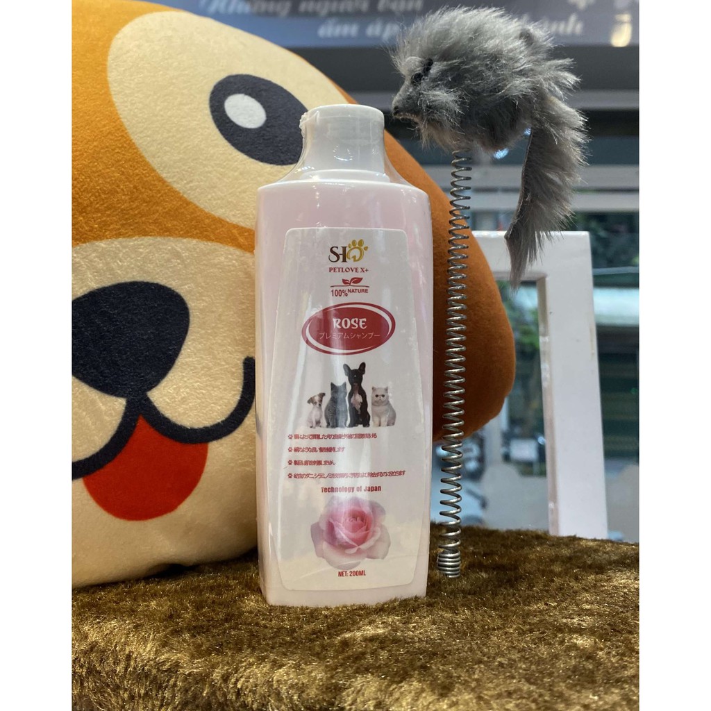 Sữa tắm chó mèo SHD PetLove X+ chai 200ml